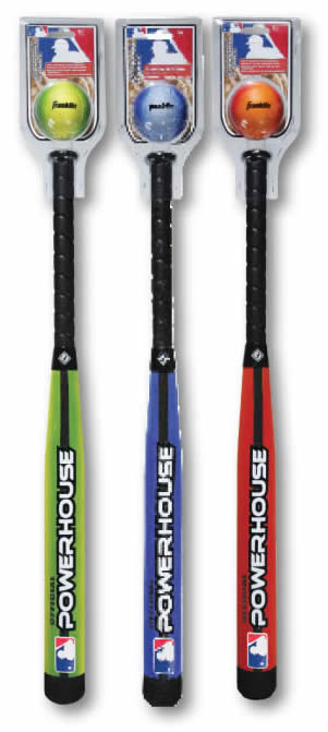 MLB POWERHOUSE(TM)  27 ''  Slim Line Performance  Foam Baseball Bat & Ball