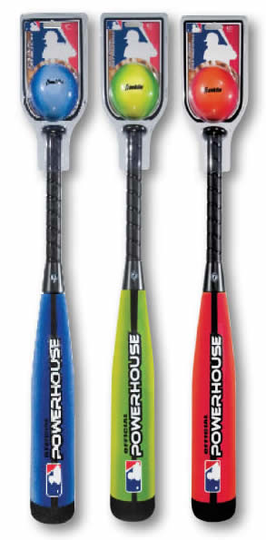 MLB POWERHOUSE(TM)  24 '' Performance Foam  Baseball Bat and Ball 