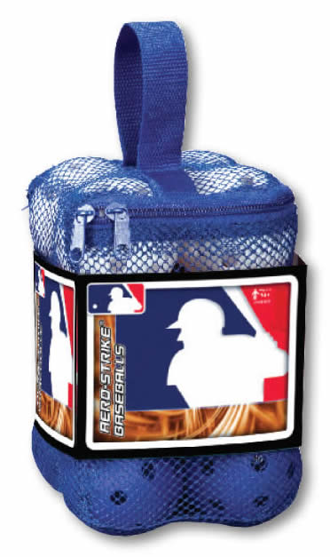 MLB 12-Pack Balls with Reusable Zipper Bag