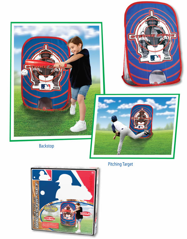 MLB 2 in 1 Pop Up Backstop Set
